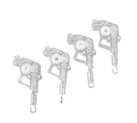 Kivivaka Lot de 4 barres de commande carrées inclinables pour stores muraux, crochet de connexion, 2/4/10 pièces, compatible avec volets roulants de fenêtre de rechange