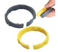Kivivaka Lot de 4 colliers de serrage coudés compatibles avec les aspirateurs Karcher Wet Dry NT20 30 WD1-4 MV3-MV6 - Clip de tuyau d'aspiration de qualité supérieure pour remplacer la pièce 2.863