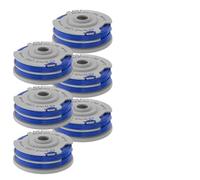 Kivivaka Lot de 4 ou 6 bobines de fil de débroussailleuse 1,65 mm pour | 11m Nylon de rechange pour Contour 500 Power Trim 500 XT Multi Trim 250D 300D