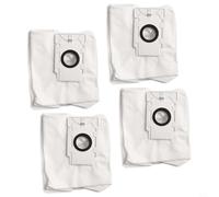 Kivivaka Lot de 4 sacs à poussière de 4 L pour aspirateur robot EZVIZ CS-RA-KIT07, compatibles avec CS-RC3 et CS-RE4P, filtre non tissé à 5 couches, lot de 4