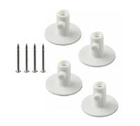 Kivivaka Lot de 4 supports pour accessoires de mixage compatibles avec batteur Flex Edge, batteur plat, crochets pétrisseurs, fouets - Support de rangement mural ou d'armoire en plastique pour cuisine