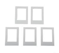 Kivivaka Lot de 5 cadres photo magnétiques pour film Fujifilm, 7,6 cm en ABS pour écran de réfrigérateur, compatibles avec 11/9/8, blanc