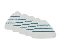 Kivivaka Lot de 5 serpillères en microfibre pour True&Tidy STM-500 et STM-700A, chiffons de nettoyage triangulaires réutilisables 29 x 20 cm, bleu