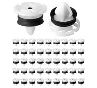 Kivivaka Lot de 50 rivets pour panneau de porte de voiture 7703077476 pour Renault Clio, Megane, Kadjar, Twingo, Space, DS4, DS5, 208, 308, 5008, Partner, Traveller