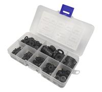 Kivivaka Lot de 500 joints en nylon noir pour rondelles plates M2 M4 M5 M6
