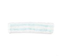 Kivivaka Lot de 6 housses d'essuyage de rechange pour lave-vitres Leifheit M, lavable, en microfibre avec poils d'angle, 27,5 x 6,8 cm, turquoise