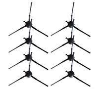 Kivivaka Lot de 8 brosses latérales d'angle compatibles avec robot Greenworks GRV-3011/GRV-5011 pour aspirateur, balayage en nylon pour pièces de rechange
