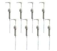 Kivivaka Lot de 8 têtes de pompe de contrôle des portions de sirop fabriquées à partir de plastique PP pour une performance fiable dans des paramètres de volume élevé (15 CC)