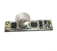 Kivivaka Module de commutateur tactile capacitif 5 V-24 V 3 A LED Variateur d'intensité Capteur de balayage manuel pour applications de tension constante CC (interrupteur tactile)