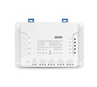 Kivivaka Module de commutation Wi-Fi intelligent à 4 voies pour Sonoff 4CH PRO R3/4CH R3, application et commande vocale, autoverrouillage/modes pouces, AC 100-240 V (pour Sonoff 4CH PRO R3)