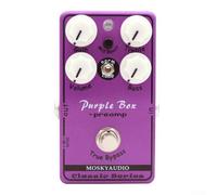 Kivivaka Moskyaudio Box Pédale d'overdrive True Bypass pour guitare avec contrôle de compression EQ double bande pour Rock Blues 115 x 65 x 50 mm