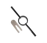 Kivivaka Outil de compresseur de ressort de fourche de moto en aluminium pour Aprilia 2002-2015 Kit d'entretien de valve de vélo de rue inversé Noir (A)