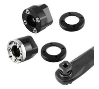 Kivivaka Outil de couvercle latéral de pédalier de vélo pour SRAM DUB BB30, pour manivelle en alliage d'aluminium noir pour extracteur d'anneau pour Eagle