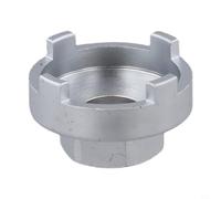 Kivivaka Outil de démontage de volant d'inertie de vélo à vitesse unique pour roue libre à 4 fentes en alliage d'acier traité thermiquement avec entraînement hexagonal de 2,5 cm