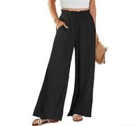 Kivivaka Pantalon de plage léger et ample pour femme | Tissu léger, ample pour un confort optimal, idéal pour les vacances à la plage, les vacances, les mouvements faciles