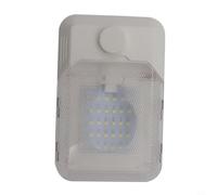 Kivivaka Plafonnier LED blanc pour camping-car, remorque, yacht, intensité variable en continu 12-24 V avec interrupteur à pression, lampe dôme intérieure en ABS + polycarbonate résistant à l'usure