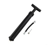 Kivivaka Pompe à ballon de sport haute pression, buse rotative, jauge de pression externe réglable, valve de décharge pour ballons de football, basket-ball, volley-ball, tige télescopique de 16 cm, en