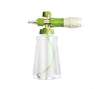 Kivivaka Pulvérisateur de mousse en acier inoxydable, double connecteur pour nettoyeur haute pression, outil de lavage de voiture (grand)
