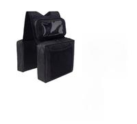 Kivivaka Sacoche de selle arrière 600D Oxford imperméable avec | Poche Isotherme + Support Téléphone Tactile pour ATV Motoneige Noir