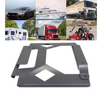 Kivivaka Support d'antenne en acier inoxydable pour Starlink pour Mini, toit de camping-car, maison, bateau, sans perçage, gris