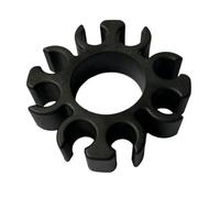 Kivivaka Support de baguettes en silicone pour batterie électronique Roland, capacité de 4 paires, noir/rouge/gris noir