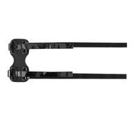 Kivivaka Support de haut-parleur de vélo pour JBL Charge 6 et Flip 7, support de bouteille d'eau avec sangles, noir