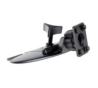 Kivivaka Support de voiture réglable noir pour écran de voiture de 7 à 10 pouces avec adaptateur de support, construction ABS, design portable