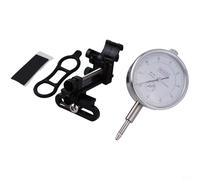 Kivivaka Support pour roue de vélo avec indicateur de pourcentage, réglage portable des jantes avant et arrière, ABS pour réparation de vélo, jauge à domicile et pour utilisation sur sentier (noir)