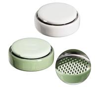 Kivivaka Support stable anti-parasites avec bac récupérateur de cendres, porte-encens pour utilisation en extérieur, bobines de base sécurisées et bois de santal, blanc