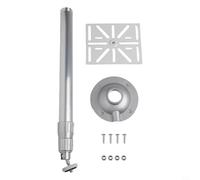 Kivivaka Support vertical en aluminium pour caméra dôme PTZ Installation flexible avec longueur réglable pour un positionnement optimal (30 à 60 cm)