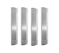 Kivivaka Tente chauffante de rechange pour grille Master Forge 1010048, lot de 4 couvercles de brûleur en acier inoxydable pour éviter les flambées, 39,2 x 8,9 cm