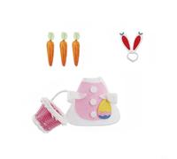 Kivivaka Tenue créative de canard Cinco de Mayo pour costume pour décoration de vacances festive, petite figurine décorative de bureau (C)