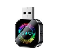 Kivont 3 in 1 Adapter,2026 Upgrade Wireless Carplay A-dapter,with 2.4/5ghz WiFi and Bluetooth 5.0,Plug and Play Car A-dapter, Stable Connection,for Car Play&Android Auto (Colorful)