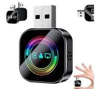 Kivont 3 in 1 Adapter, Kivont 3 in 1 Car Adapter, 2026 Upgrade 3-in-1 Wireless Adapters, Plug and Play, Stable Connection & No Latency, for All Systems (Colorful for iphone)