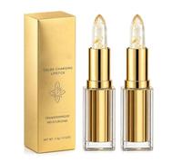 Kivora Colour Changing Lipstick, Lipstick for Older Women, PH Adjusting Clear to Natural Colour, Moisturising Lip Balm, Transfer-Resistant, Long Lasting 24 Hours Sheer Gloss, 3.5g，2pc