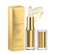 Kivora Rouge à Lèvres Magique Changeant De Couleur,Rouge a Levre Ph Adaptatif Longue Tenue, Kivora Signature Lipstick, Baume à Lèvres Glow Brillant Avec Flocons D'or, Sans Transfert & Hydratant, 3.5 g