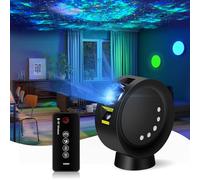 KIVOTAC Projecteur d’étoile,lampe de Projection étoilée de galaxie,éclairage rotatif de nébuleuse avec réglage du temps,télécommande,lumière de nuit réglable de ciel de luminosité pour chambreàcoucher