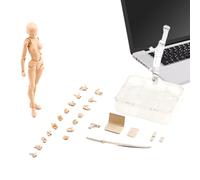 kivrimlarv Action Figure Model Set - Sketching Drawing Doll Models | Figurines d'art réglables avec support de base, accessoires de référence pour la photographie et la décoration de bureau