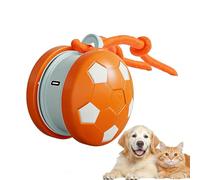 kivrimlarv Balle interactive intelligente pour chat - Jouet automatique rechargeable pour chat avec corde de queue, pour chaton, jeux d'intérieur, exercices d'enrichissement, soulagement de l'ennui