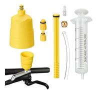 kivrimlarv Bicycle Maintenance Set - Fluid Service Device, Mineral Oil | Funnel for Calipers, Bleeding Accessory with Syringe, Disc Brake Component for, Road Cycling Repair Kit