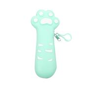 kivrimlarv Cartoon Pencil Case, Cat Paw Silicone Pouch, Small Zipper Stationery Organizer, Creative Pen and Pencil Holder for Adults and Students, Silicone Material, 7.87x3.54x0.79in