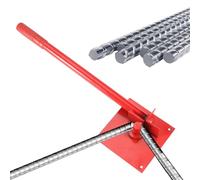 kivrimlarv Cintreuse en acier, levier de cintrage portable | Cintreuse de barre de tige de 8/10 mm - pour clôture en acier plat, soudage, chantier, atelier, métallurgiste