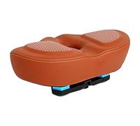 kivrimlarv Comfort Bike Seat, Waterproof Saddle Replacement, Wide Thicken Cushion, Ergonomic Soft Pad, Cycling Accessory Travel School Fitness Outdoor Commuting Beach Exercise 12.6x7.48x4.72in