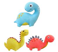 kivrimlarv Cute Dinosaur Stuffed Plush, Soft Plushy Toy, Cuddly Huggable Throw Pillow, Cozy Comfort Material, Sleeping Birthday Gift for Kids and Parties, Excellent Fabric Materials, 24cm