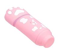 kivrimlarv Cute Pencil Pouch, Cat Paw Storage Box, Large Capacity Silicone Pen Case Organizer, This Silicone Pencil Cases Ample Space for School Supplies, 8.66x2.56x2.95 inches