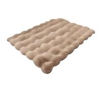 kivrimlarv Dog Bed Mat, Anti Slip Cat Bed, Washable Cat Beds, Indoor Cat Beds, Comfortable Cat Beds, Small Dog Bed Mat, Pet Bed for Dogs and Cats, Sleeping (Khaki, Gray, White)