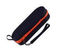 kivrimlarv Étui en silicone, support pour lunettes de natation, design protecteur coloré, trou de ventilation, pour lunettes de soleil de natation, voyage en plein air, 19,5 x 7,5 x 5 cm, 128 g noir