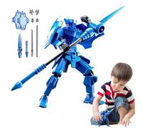 kivrimlarv Figurines d'action 3D, figurine robot mobile multi-articulée | Figurines robots articulées, objets de collection pour décoration de bureau