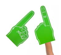 kivrimlarv Foam Hand Pointer - 18 inch Sports Fan Finger for | Soft EVA Foam with Adjustable Handle, DIY Cheerleading Accessory, Game Day Prop for School Events Parties