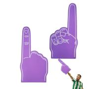 kivrimlarv Foam Hand Pointer - 18 inch Sports Fan Finger for | Soft EVA Foam with Adjustable Handle, DIY Cheerleading Accessory, Game Day Prop for School Events Parties